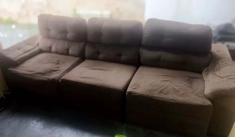 Sofá grande retrátil e reclinável 3m - Foto 2