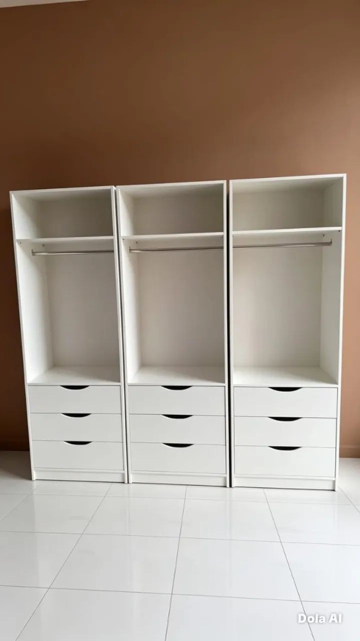 Closet de torre para solteiro 