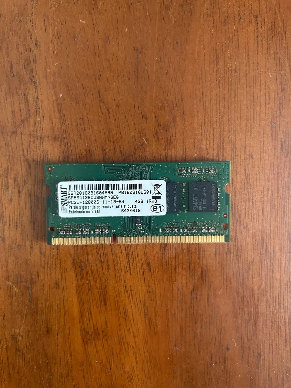 Memória ram notebook 4gb