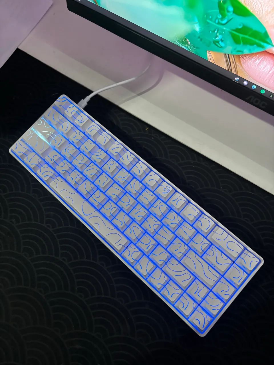 TECLADO MECÂNICO SWIFT MINT - Foto 5
