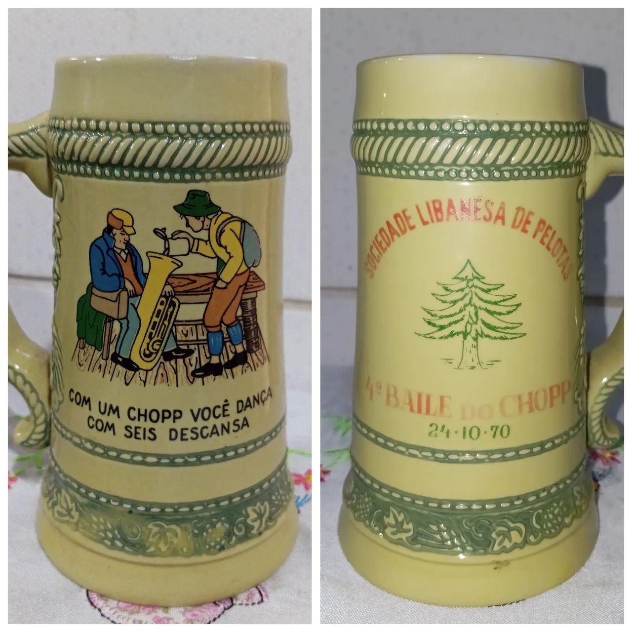 Canecos de chopp 1970