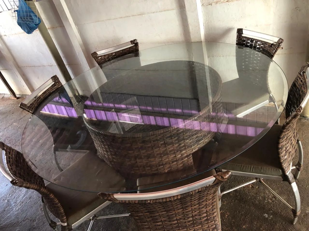 Linda mesa de vidro  - Foto 2