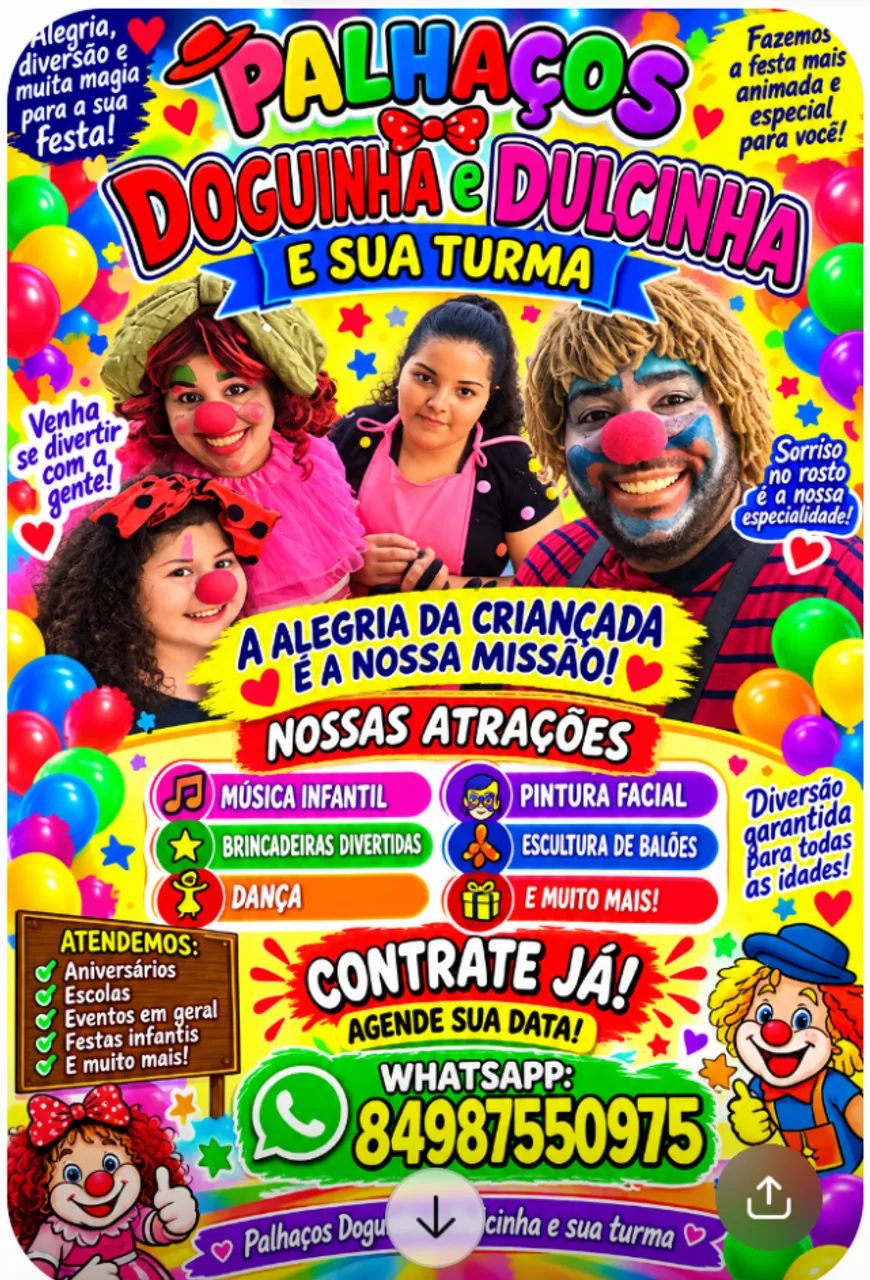 Palhaço Douguinha e Dulcinha e sua turma