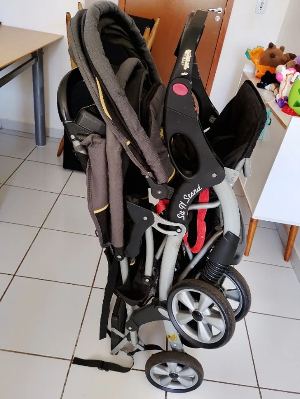 Carrinho de Bebê Duplo Para Gêmeos  - Foto 4