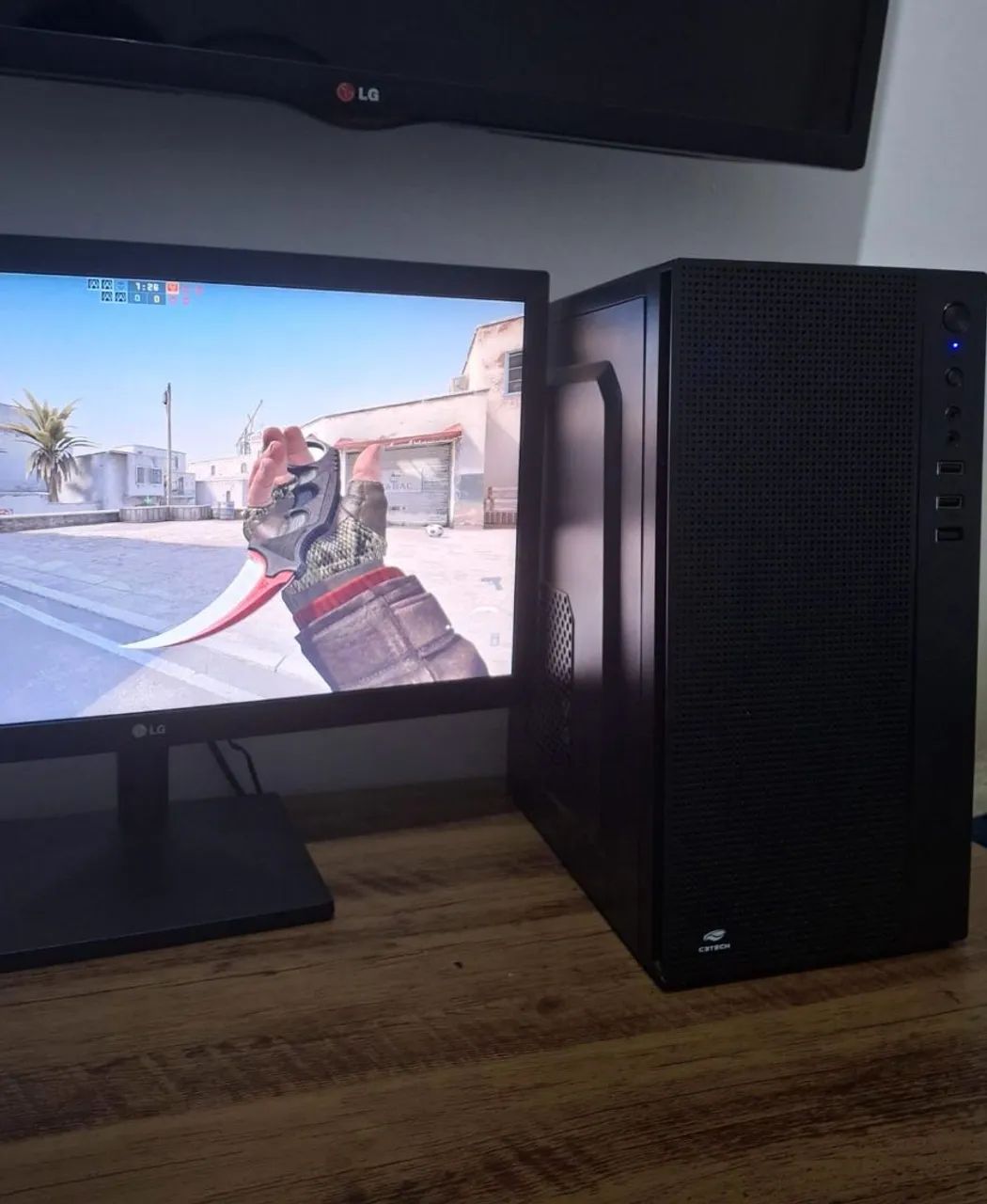 RODA CS TRANQUILO - PC GAMER BÁSICO + MONITOR