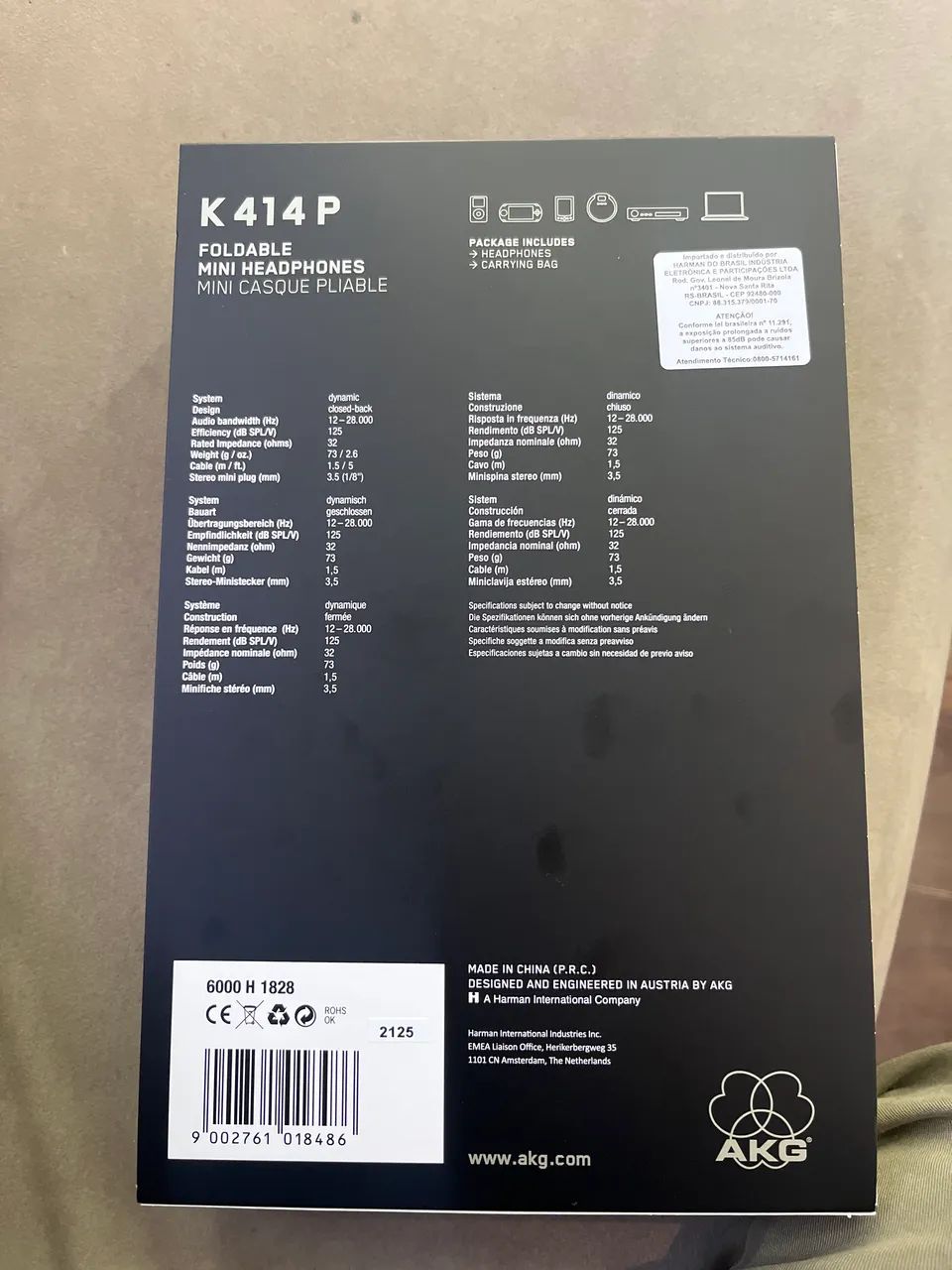 Fone de ouvido AKG K414  - Foto 2