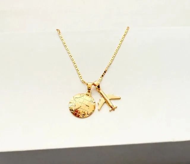 Colar banhado a ouro 18k