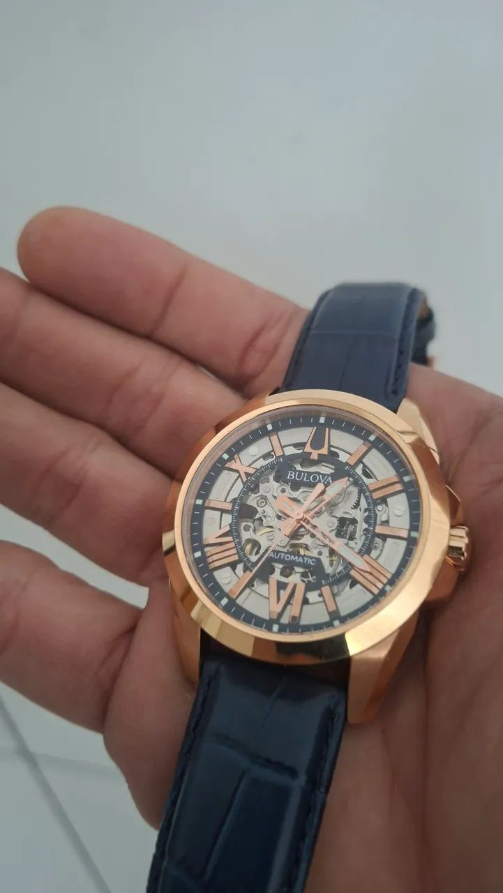 Relógio bulova automático sutton 