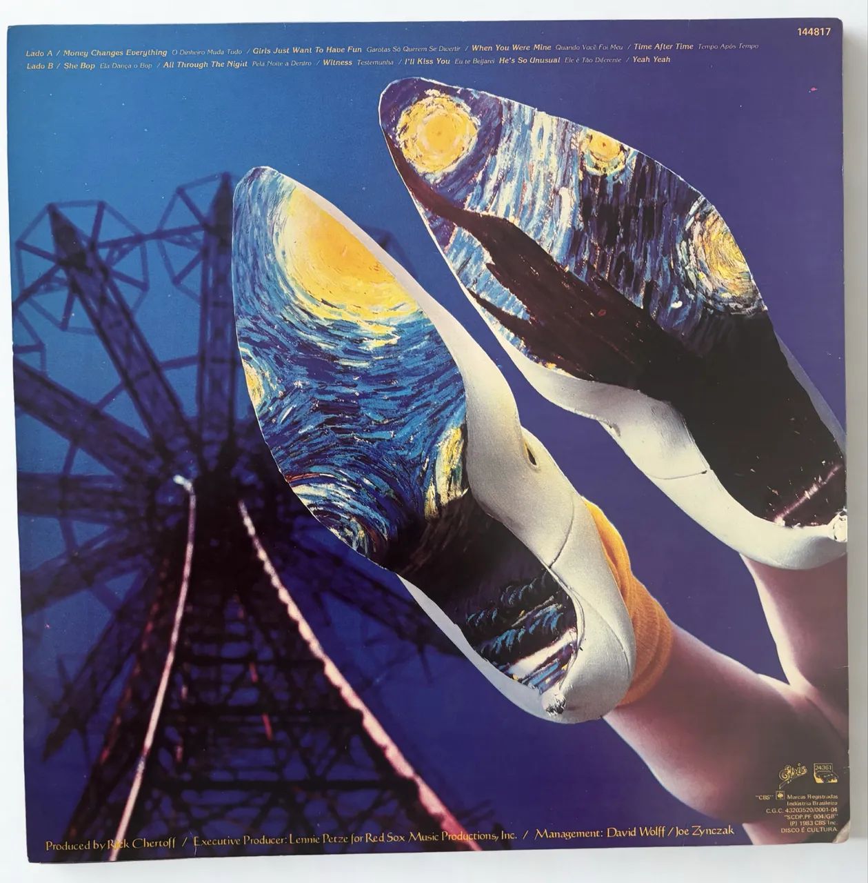 Lp Cindy Lauper - She Is So Unusual - Foto 2