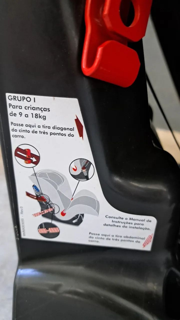 Cadeirinha Para Auto Burigotto Matrix Evolution Cinza - Foto 4
