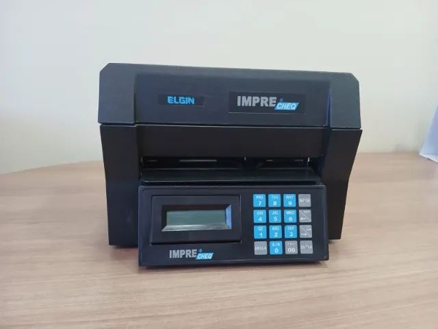 Impressora De Cheques Elgin Imprecheq Automática Preta - Foto 3
