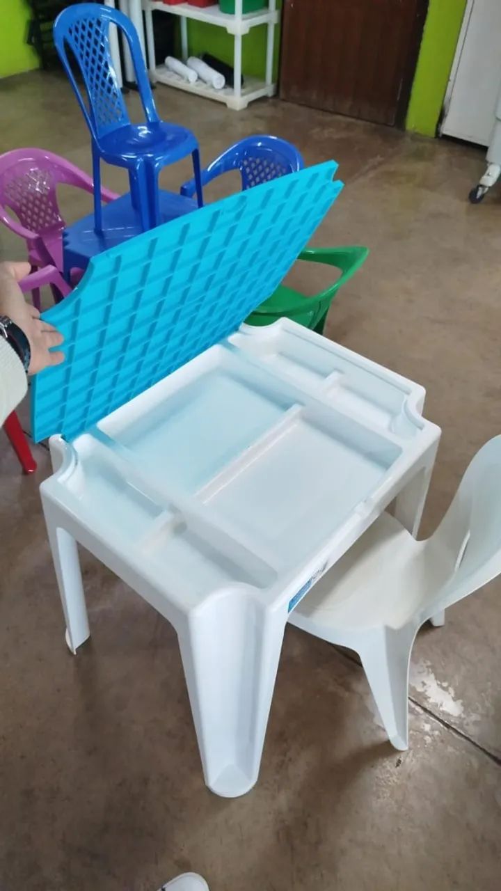 Mesa e Cadeira Infantil Tramontina - Foto 2