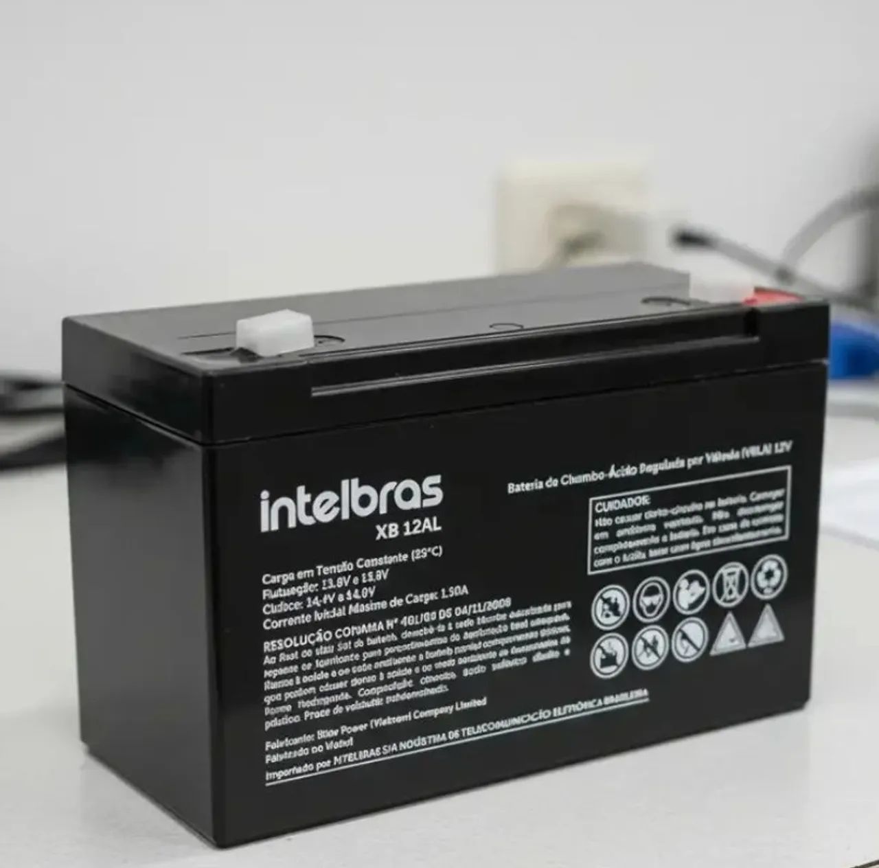 Bateria Intelbras XB 12AL Nova - Foto 3