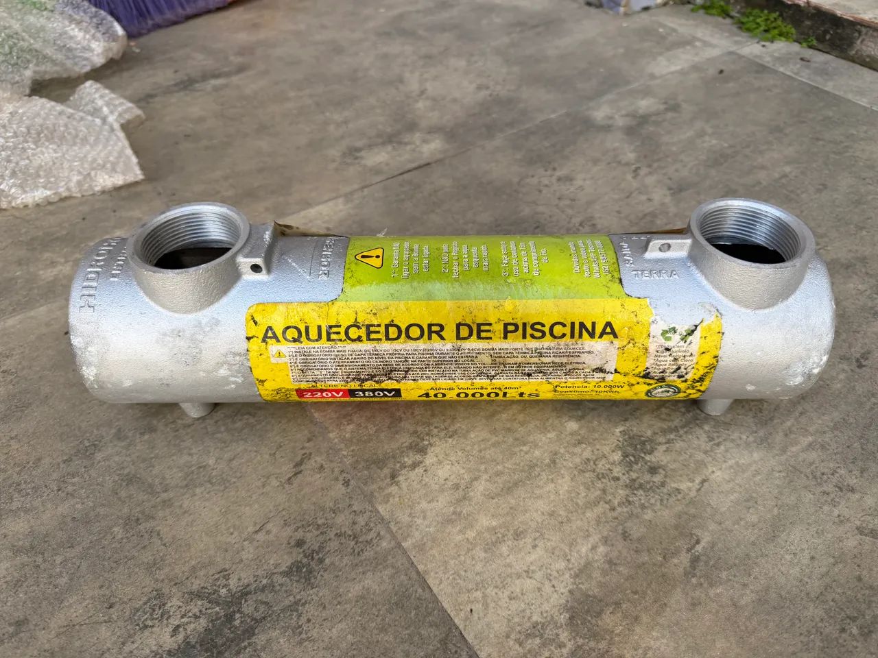 Aquecedor de Piscina 10Kwh 40000 Mil Litros