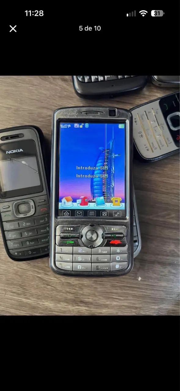 Celular antigo Anycool para colecionador 