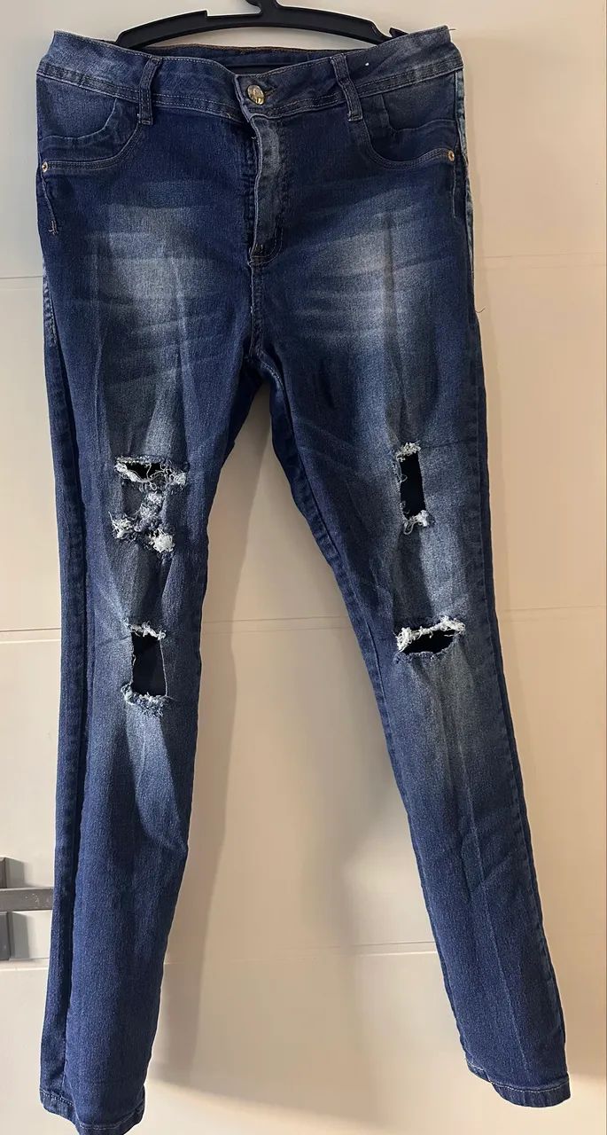 Calça Jeans Tamanho 44/46 - Foto 3