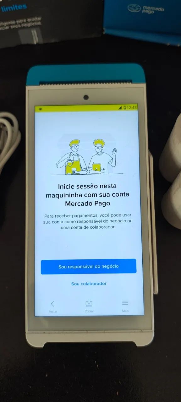 Maquininha de Cartão Mercado Pago Point Smart 2 - Foto 3