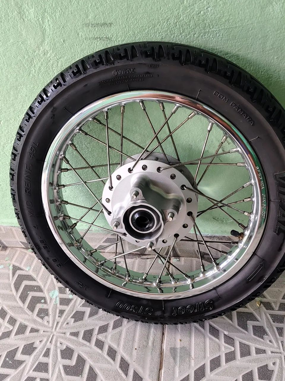 Jogo de roda POP 110 com Pneus