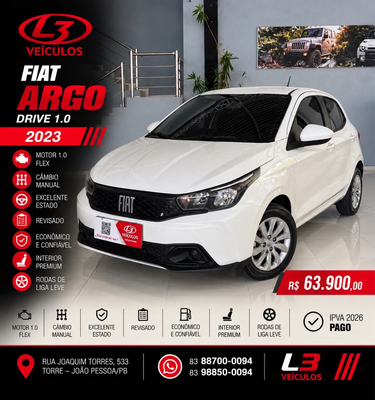 Fiat Argo Drive 1.0 6V Flex 2023