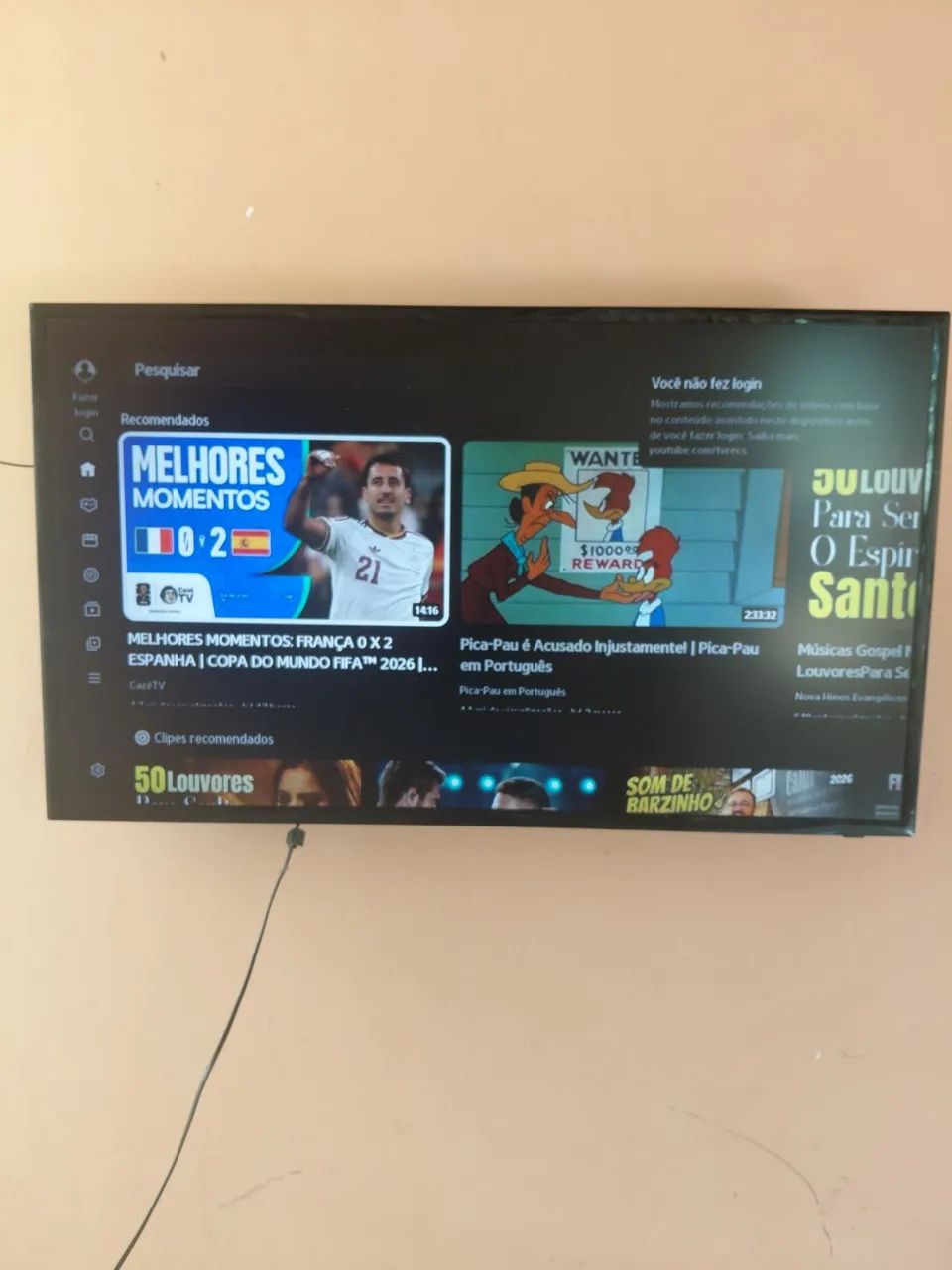 Smartv Samsung 40 polegadas Barato 