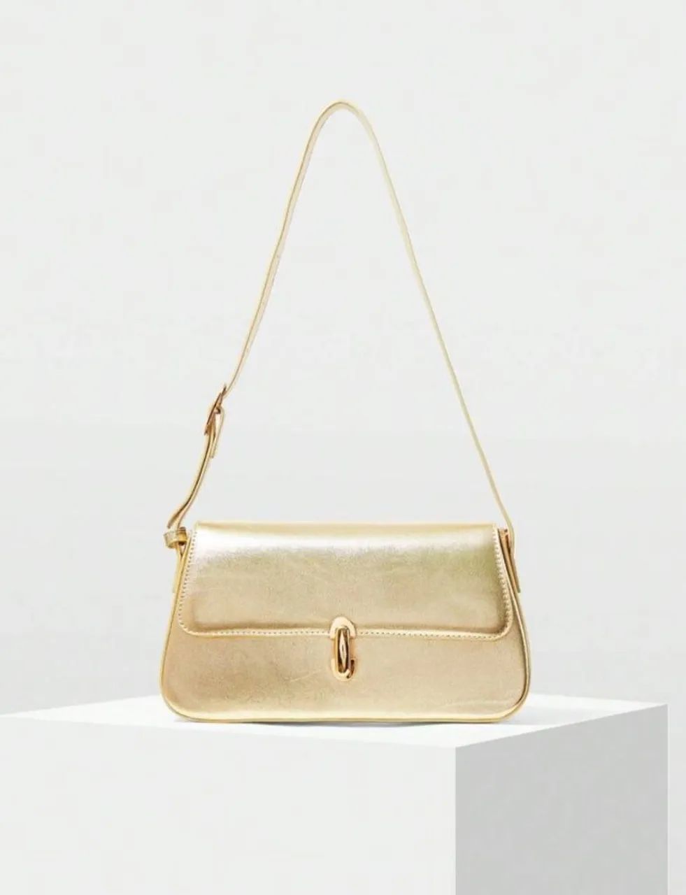 BOLSA DE OMBRO EM COURO PU COM FIVELA MOTF PREMIUM - Foto 2