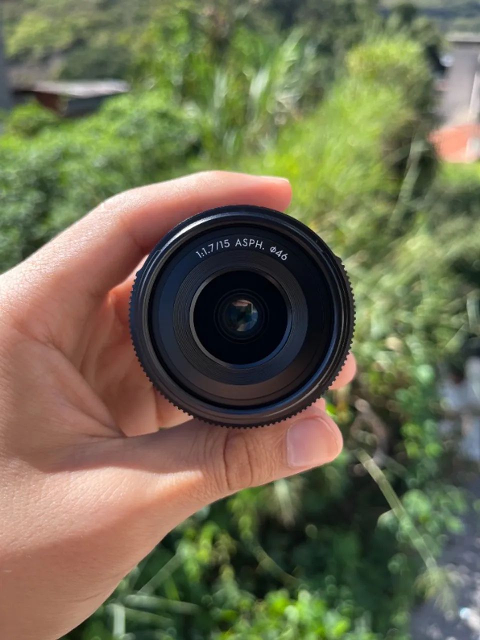 LENTE 15MM F1.7 MFT M4/3 LUMIX DJI GH5 GH6 GX85 GX9 GX8 GM5 GM1