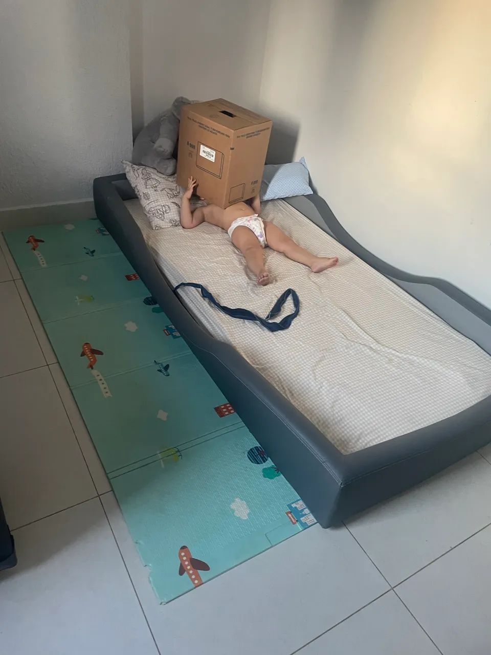 Cama montesoriana Inphantil ou troco por cama baú casal - Foto 4