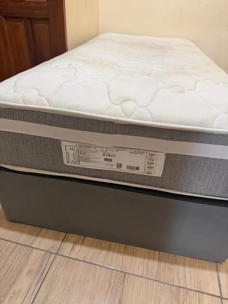 Cama probel Berlin molas ensacadas solteiro  - Foto 2