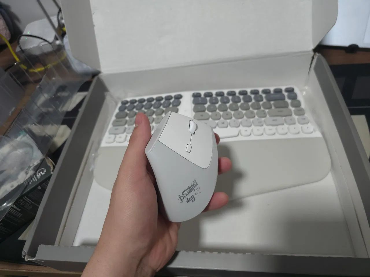 Mouse + Teclado Ergonômico Bomi - Foto 3
