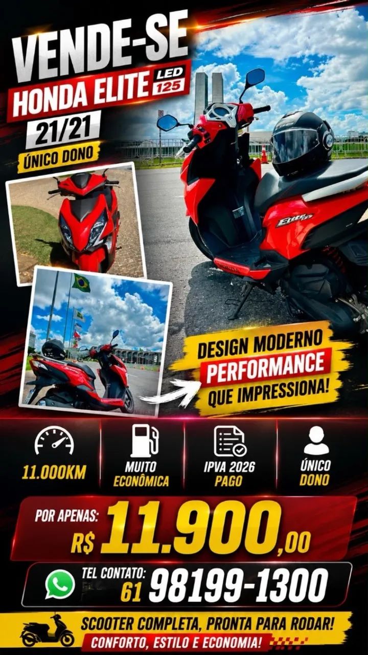 HONDA ELITE 125  - Foto 3