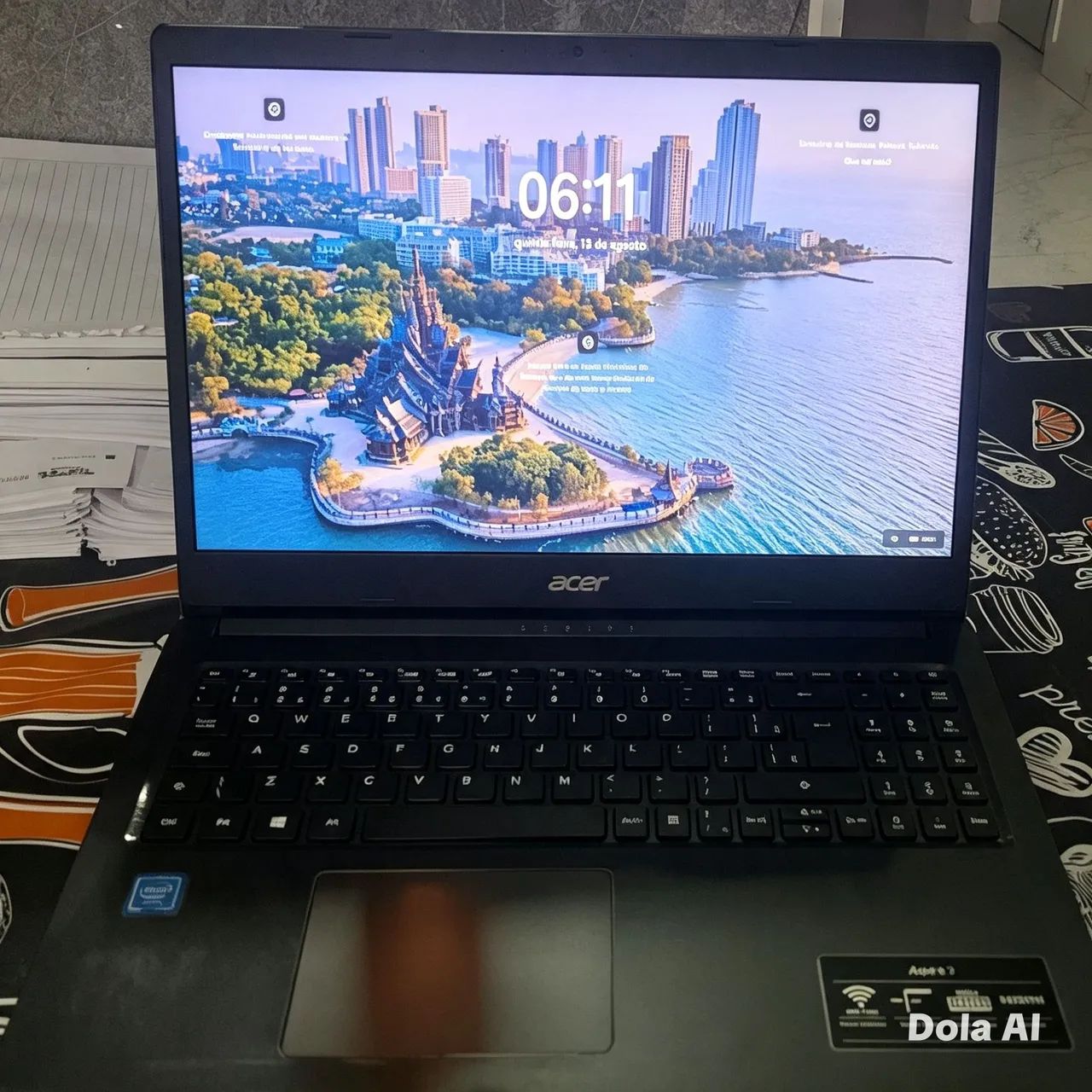 notebook acer aspire com tela 15,6 com 4 de memória RAM, SSD 1TB de  - Foto 2
