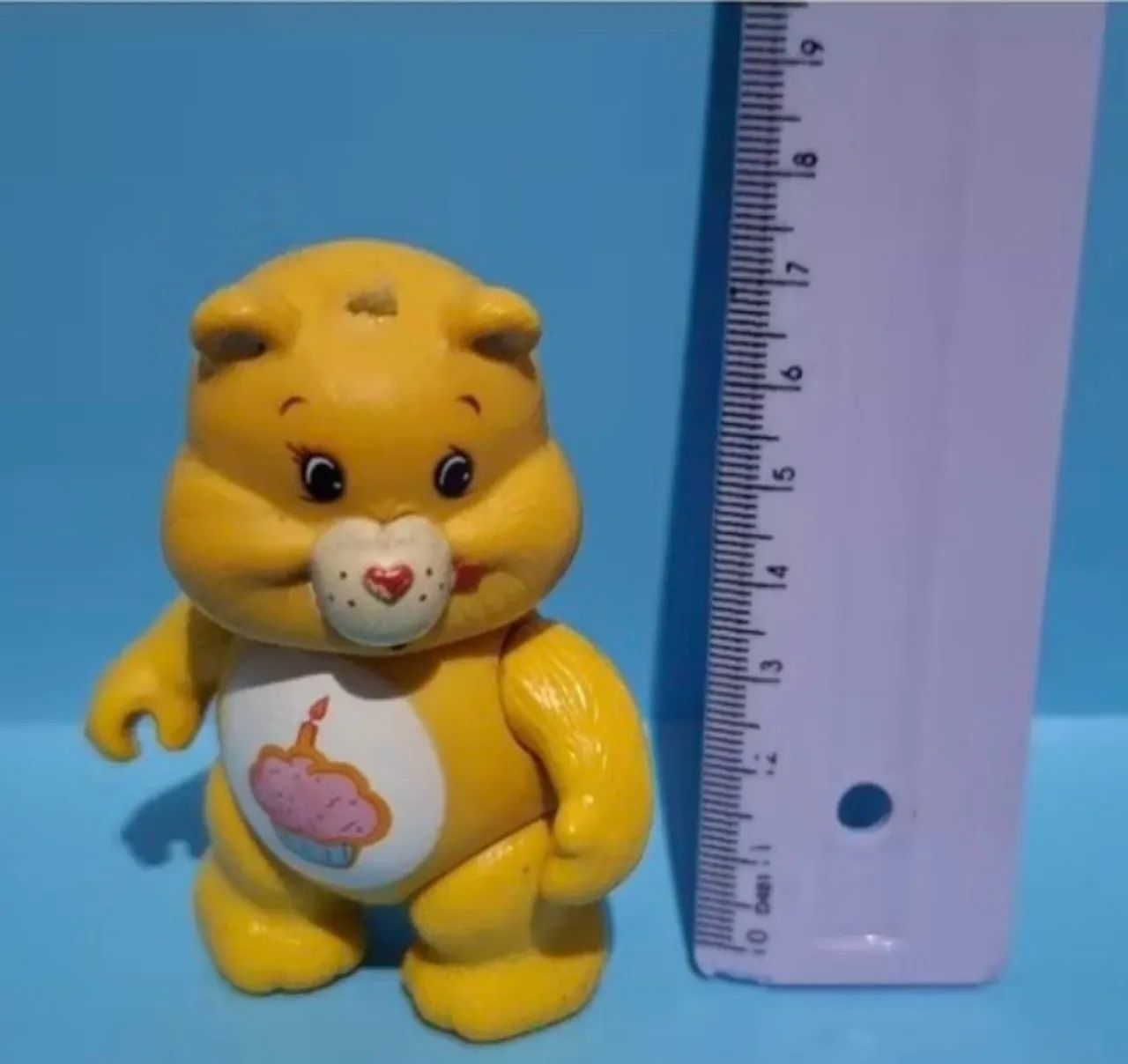 Ursinhos Carinhosos Ursinho Amarelo Cupcake  Miniatura Vintage Original Estrela - Foto 6
