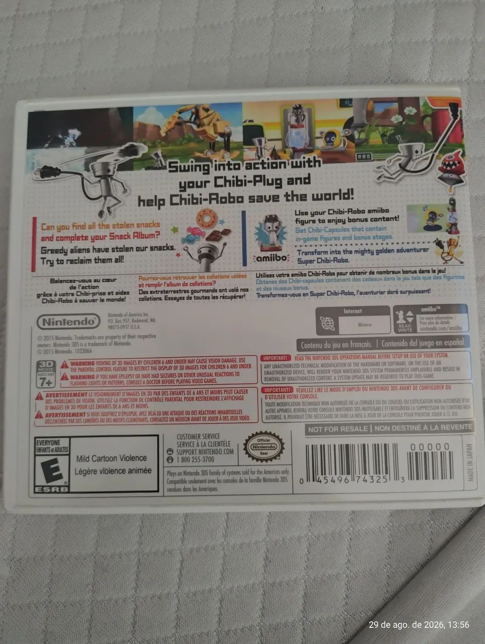 Amiibo chibi robo zip lash - Foto 3