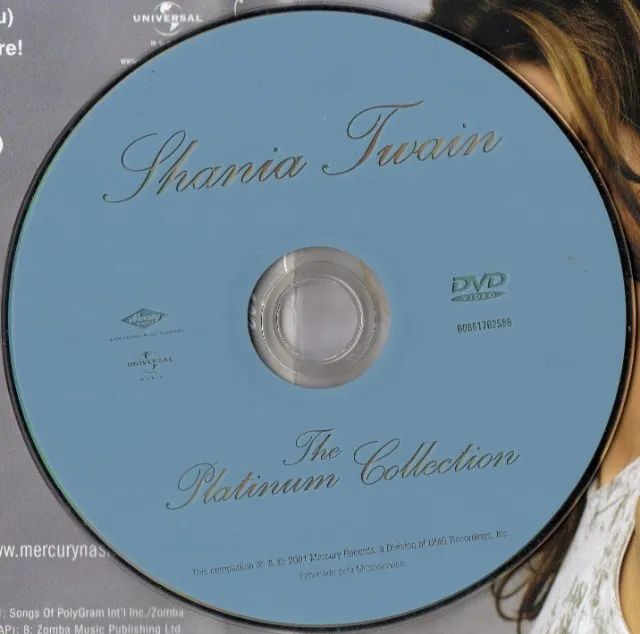 Dvd Shania Twain - The Platinum Collection - Foto 3