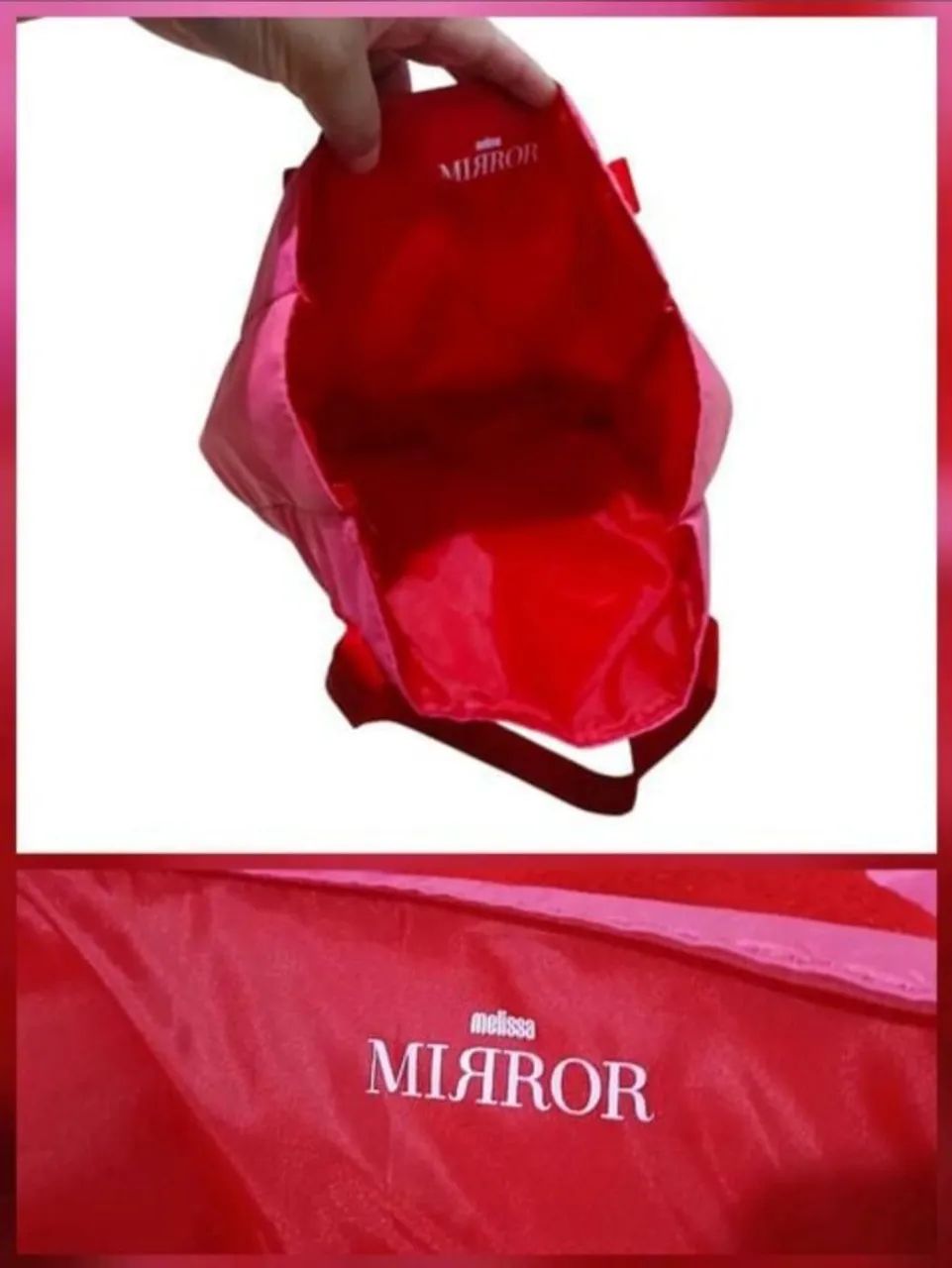 Bolsa melissa mirror original pink - Foto 5