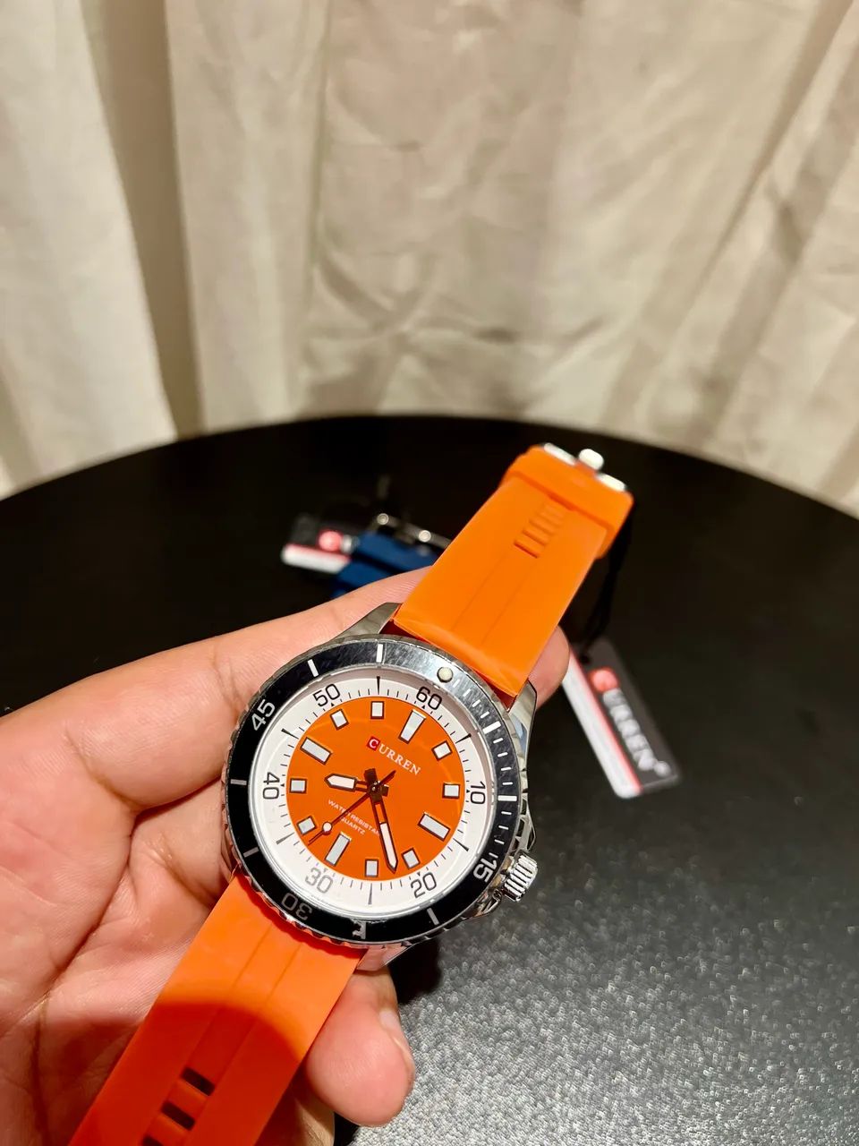 Relógio Masculino Curren 8448 - Elegância e estilo  - Foto 5