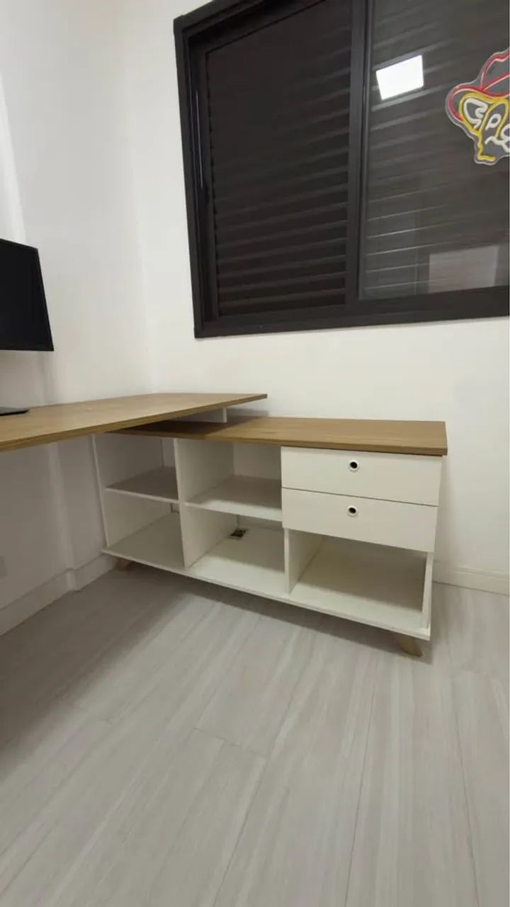 Mesa de escritório em L - Foto 3