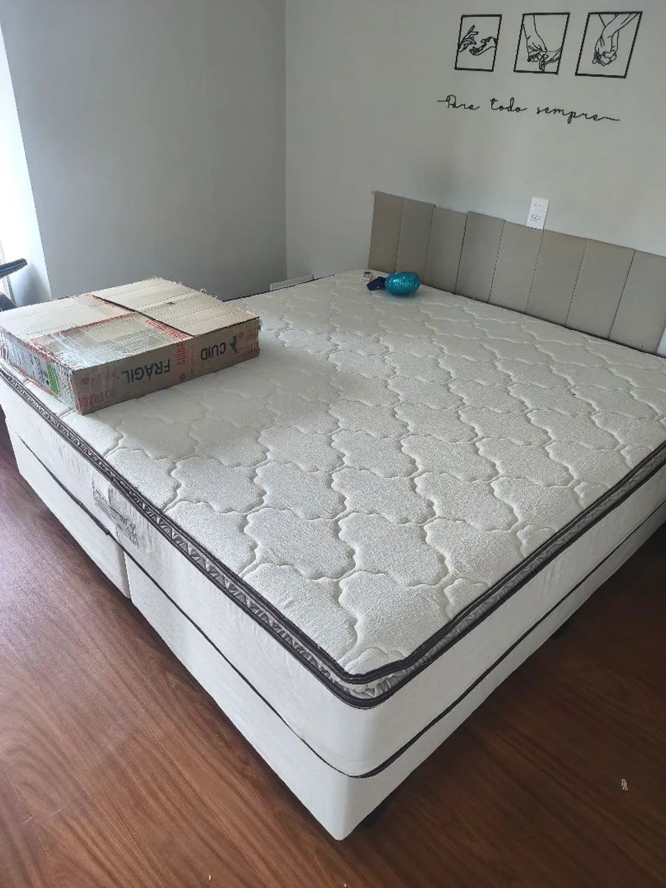Colchão+ base King Size  - Foto 3