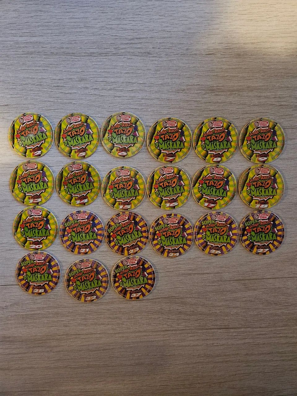 Lote tazos O Máskara Elma Chips  - Foto 2
