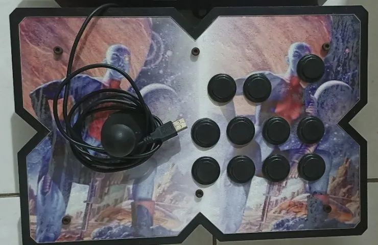 Dois Controles Arcade USB 2m - Foto 2
