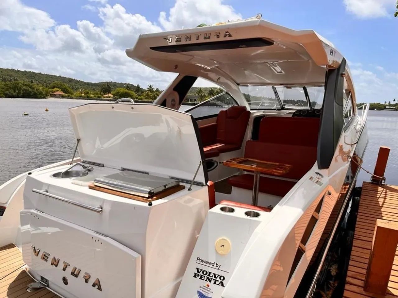 Lancha Ventura 350 HT - Ano 2018 - Gerador ONAN + JOYSTICK - Foto 5