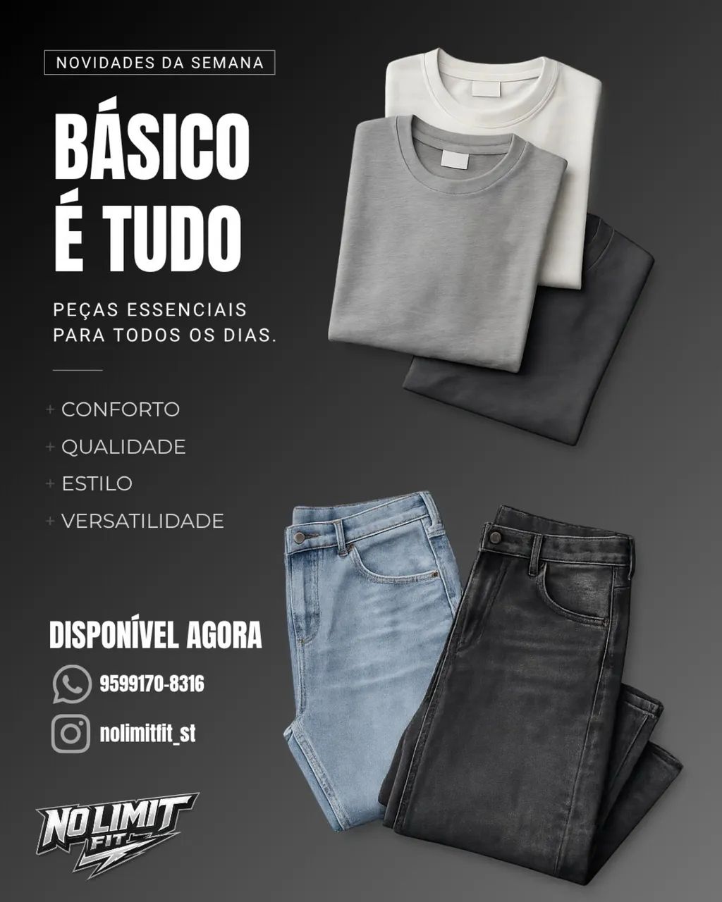 camisas oversized básicas com algodão premium (a preço de custo)  - Foto 5
