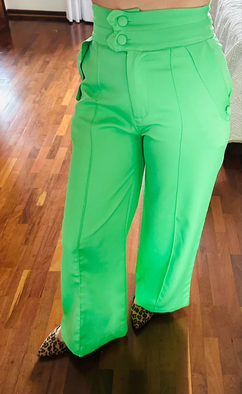 Calça feminina alfaiataria domi modas 