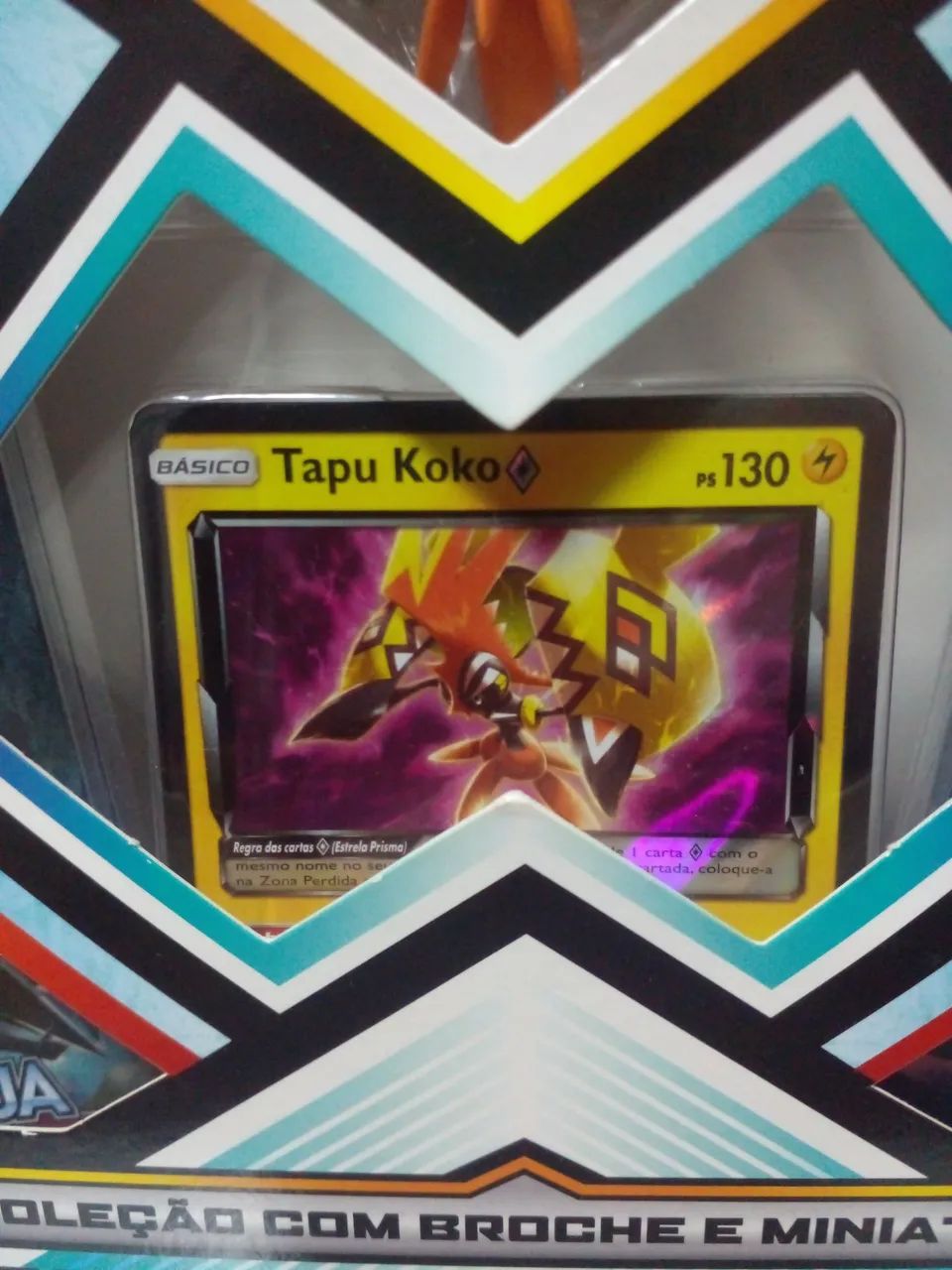 Box Pokémon TCG Sol e Lua Tapu Koko - Foto 3