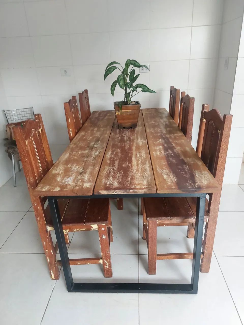 Mesa e cadeiras demolição  - Foto 2