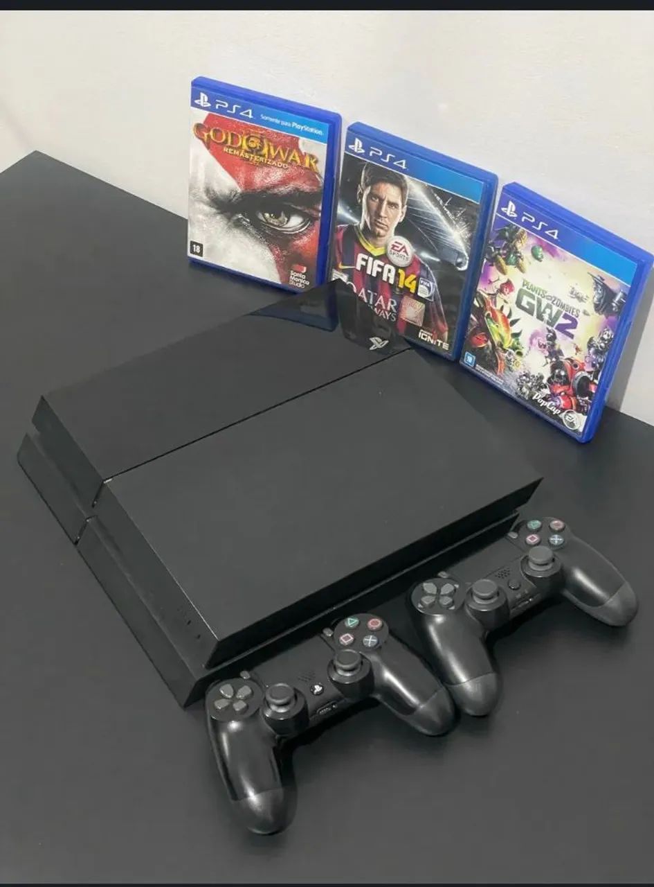 PS4 3 jogos + 2 controles  - Foto 3