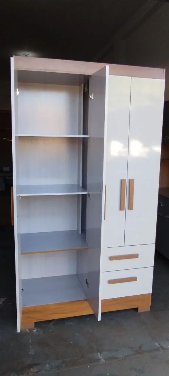Guarda Roupa Solteiro 4 Portas Novo Com Entrega Expressa - Foto 3