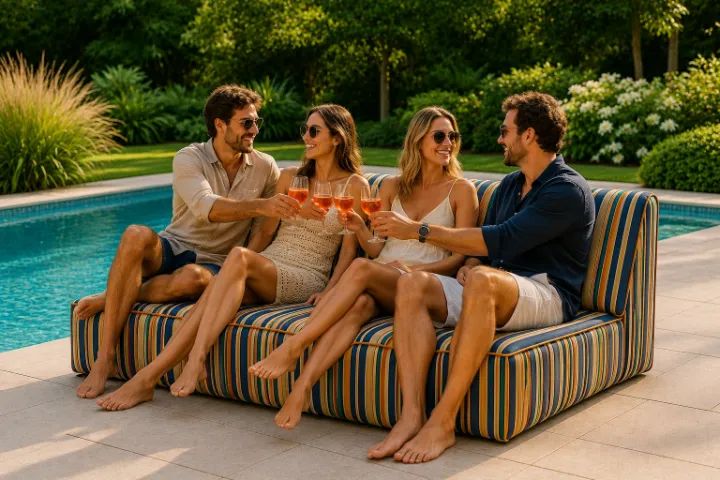 Sofá Outdoor Confort Premium para Área Externa - Foto 2