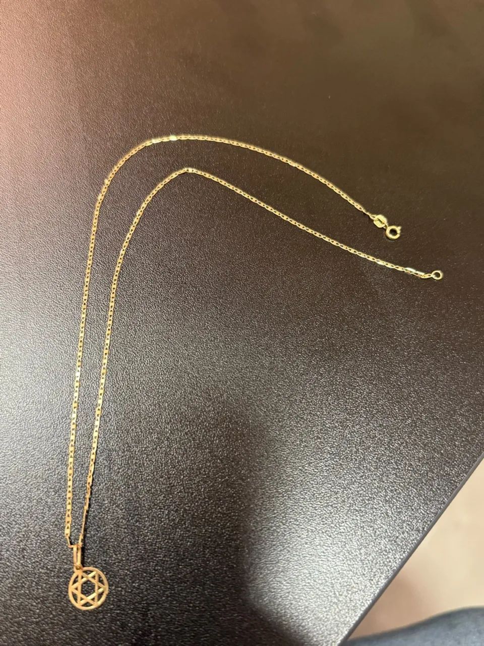 Corrente de Ouro com Pingente - 1,67g   - Foto 2