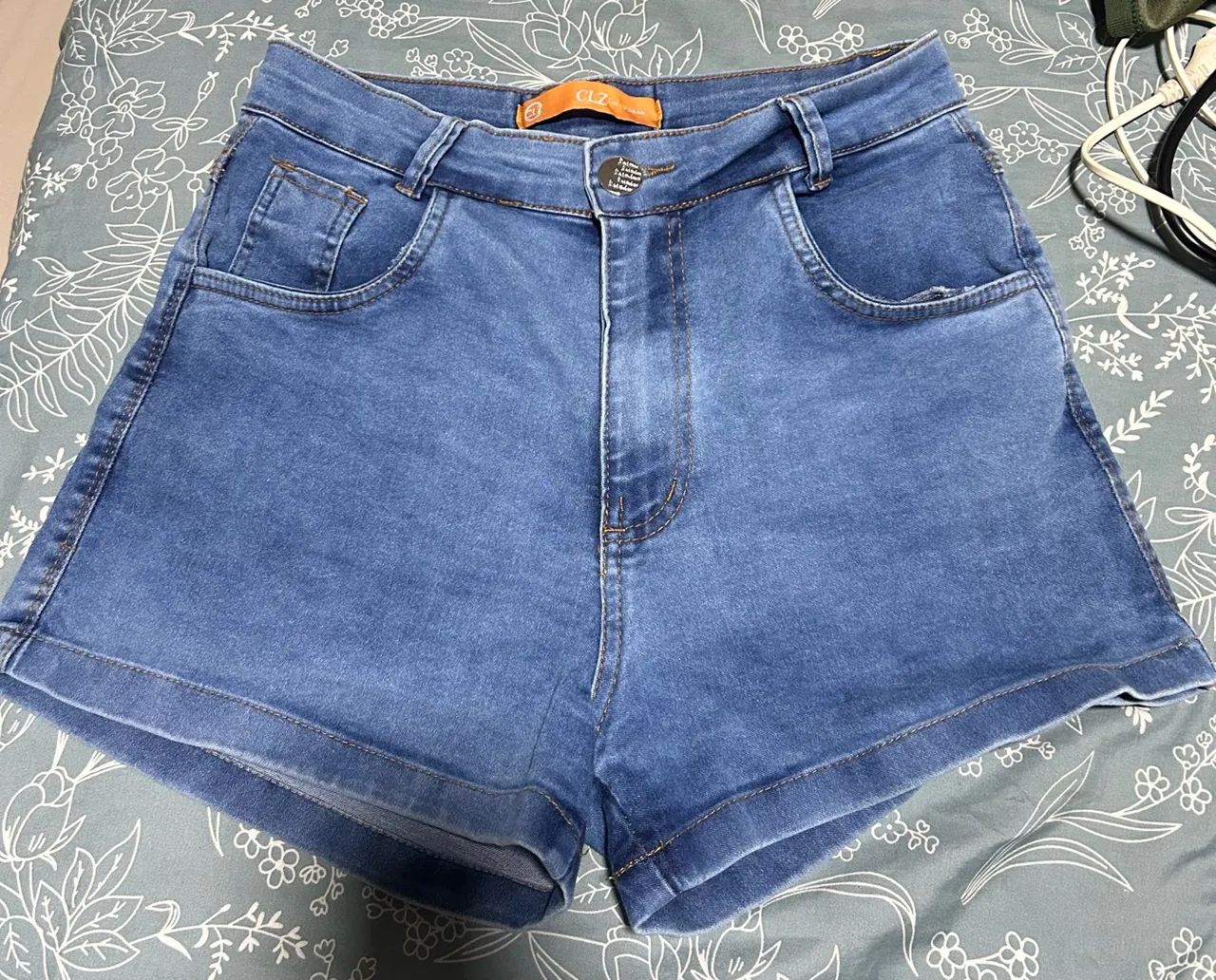 Short jeans e saia jeans 